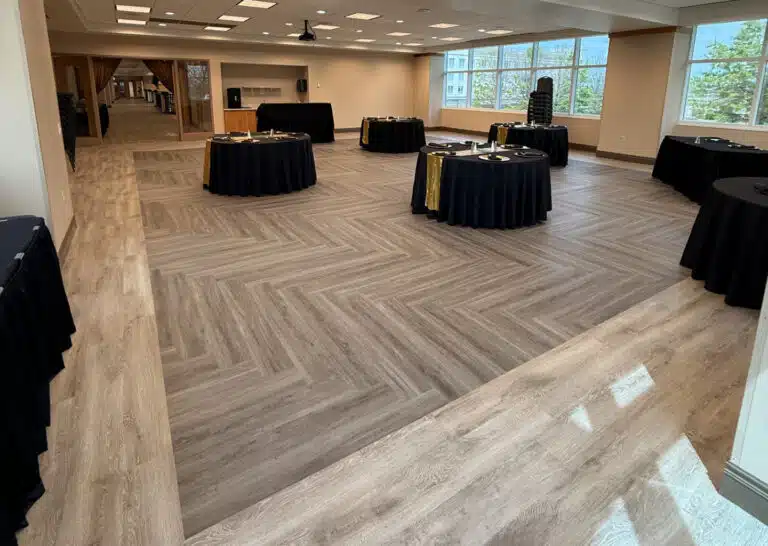 New flooring at The Bruce Convention Center